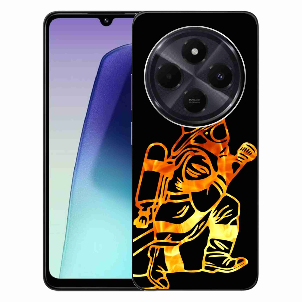 Gélový kryt mmCase na Xiaomi Redmi 14C/Poco C75 - hasič 1
