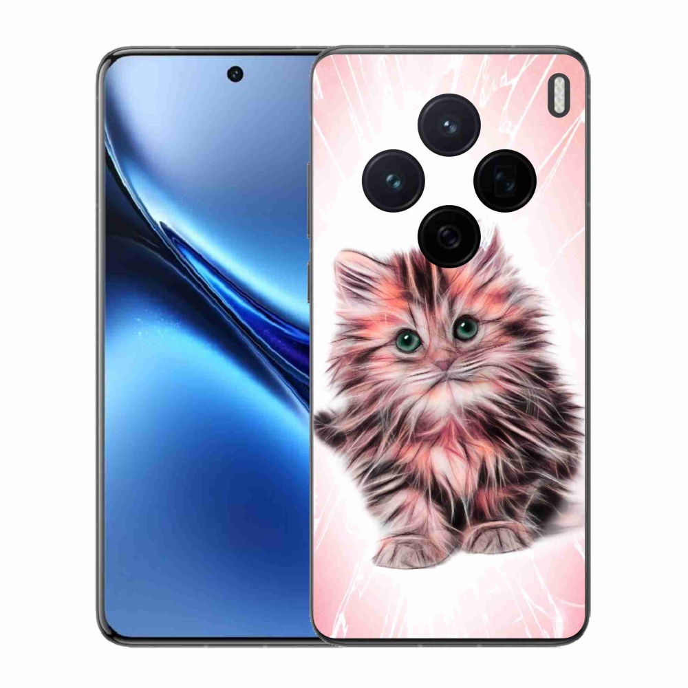 Gélový kryt mmCase na Vivo X200 5G - roztomilé mačiatko