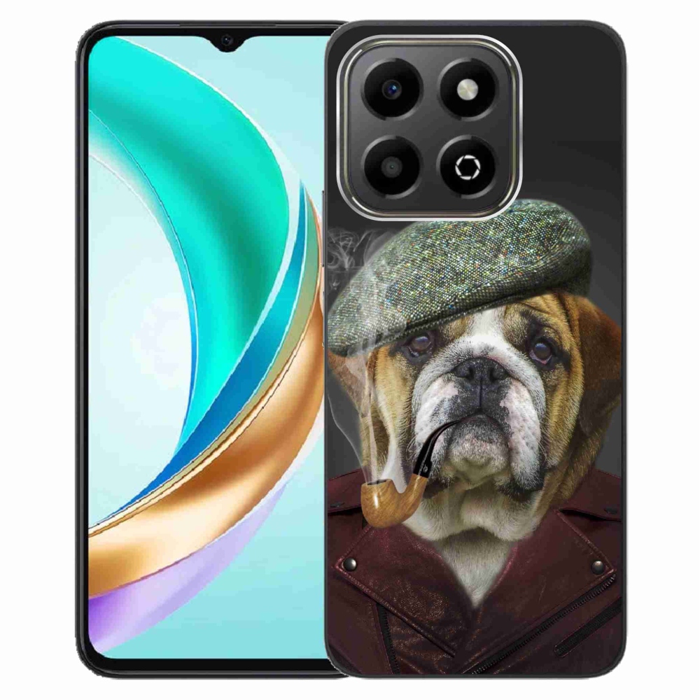 Gélový kryt mmCase na Honor X6b - pes s fajkou