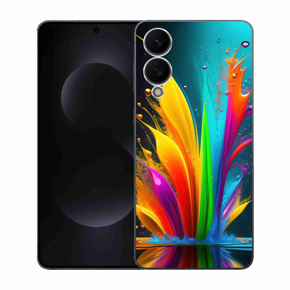 Gélový kryt mmCase na Samsung Galaxy S25 Edge - abstraktný motív 1