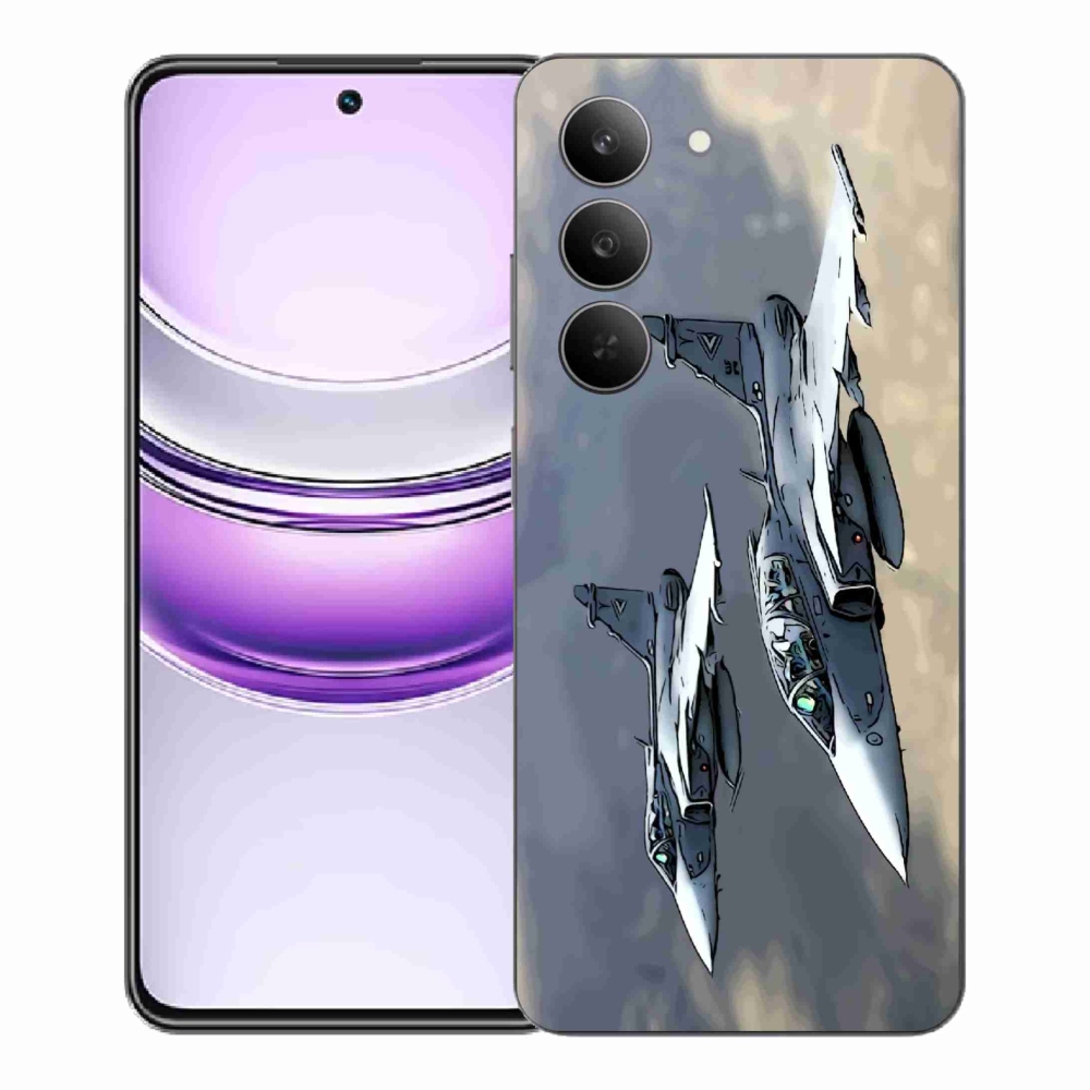 Gélový kryt mmCase na Realme 14x 5G - stíhačky