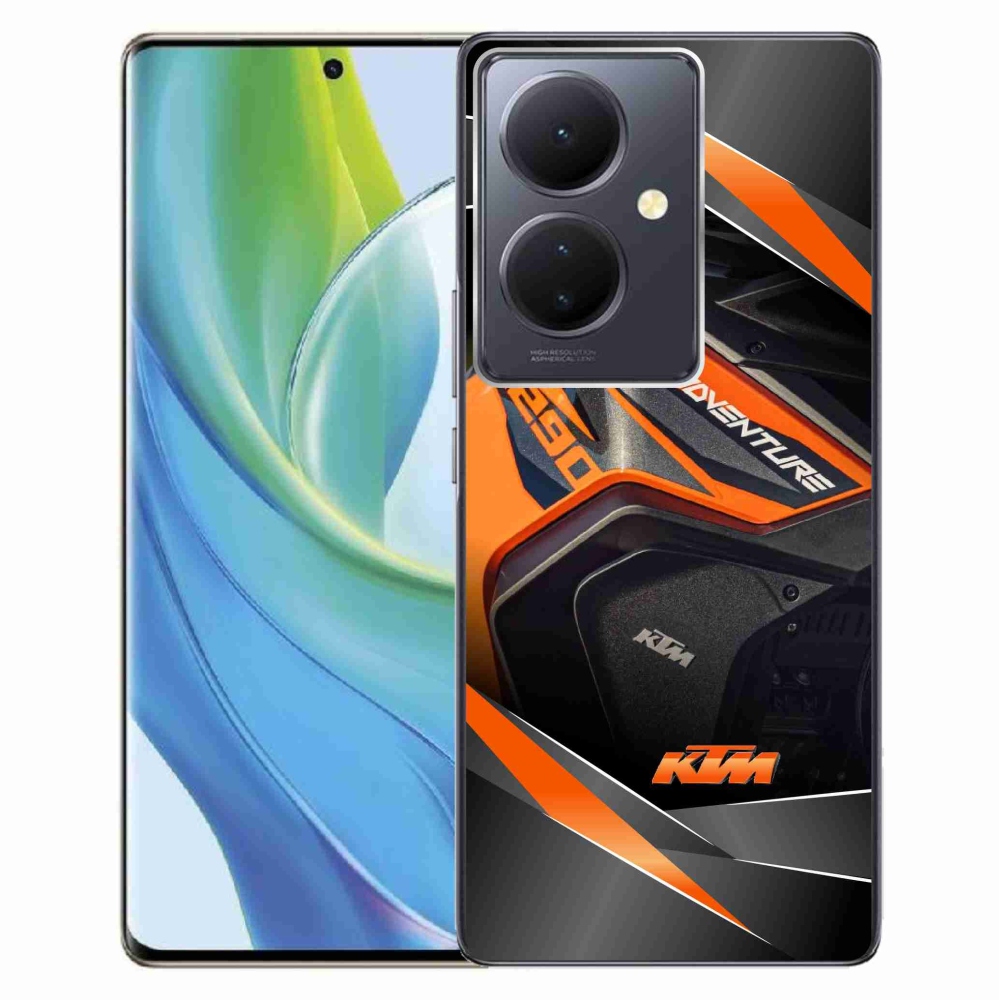 Gélový kryt mmCase na Vivo V29 Lite 5G - motorka ktm