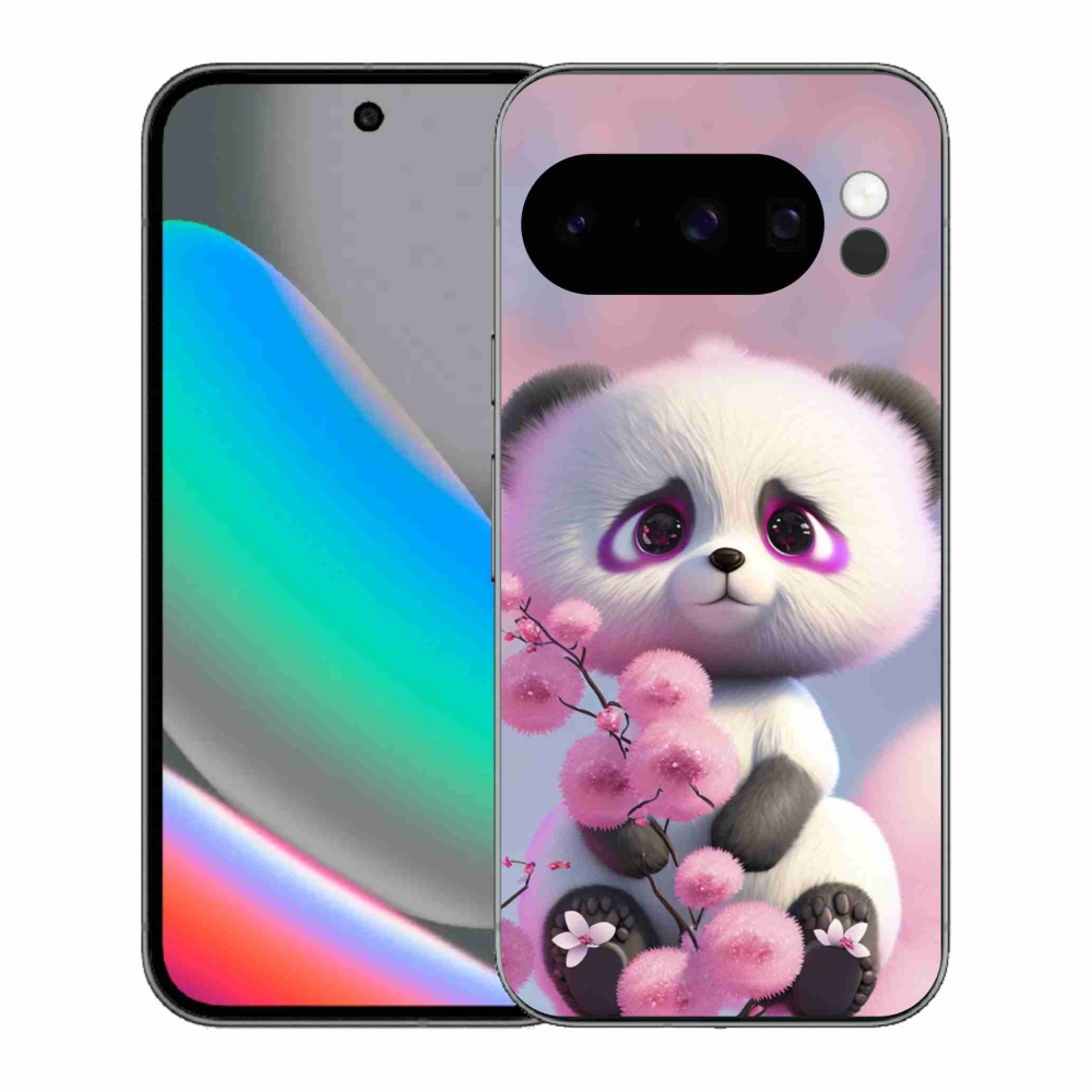 Gélový kryt mmCase na Google Pixel 10 Pro - roztomilá panda 1