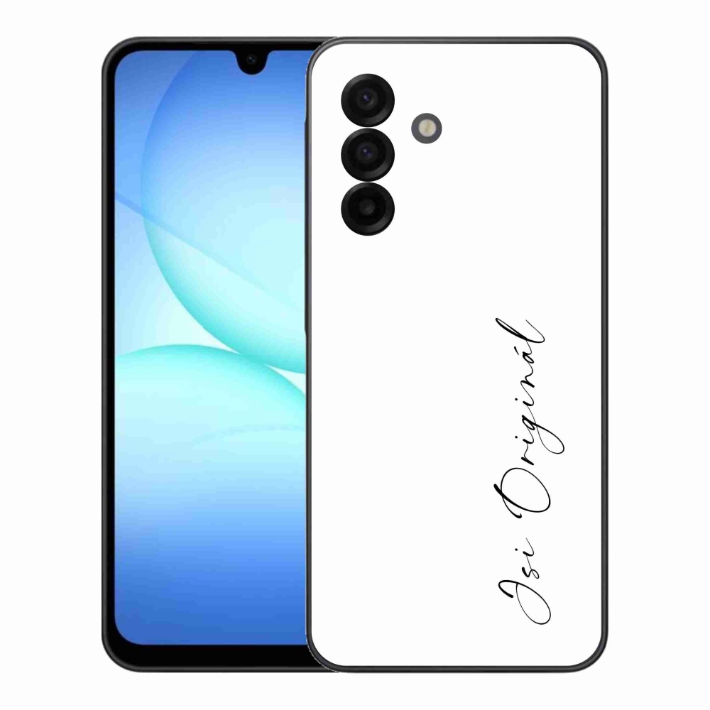 Gélový kryt mmCase na Samsung Galaxy A17 4G/5G - si originál biele pozadie