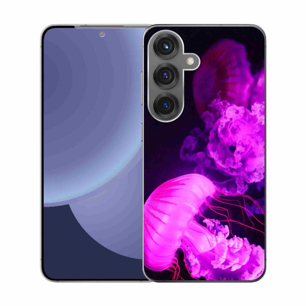 Gélový kryt mmCase na Samsung Galaxy S25 - medúza 1