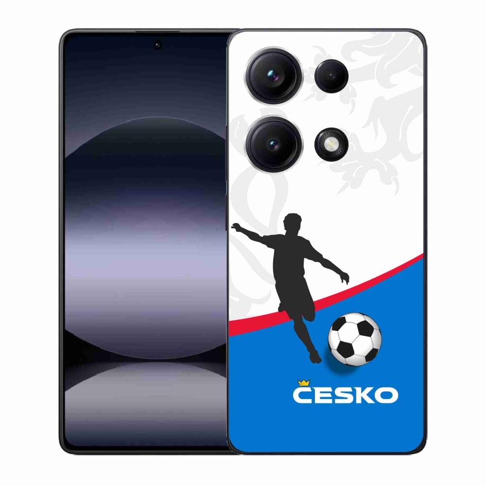 Gélový kryt mmCase na Xiaomi Redmi Note 14S - futbal Česko 1