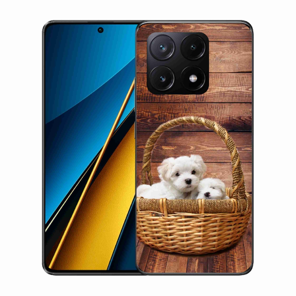 Gélový kryt mmCase na Xiaomi Poco X6 Pro 5G - šteniatka