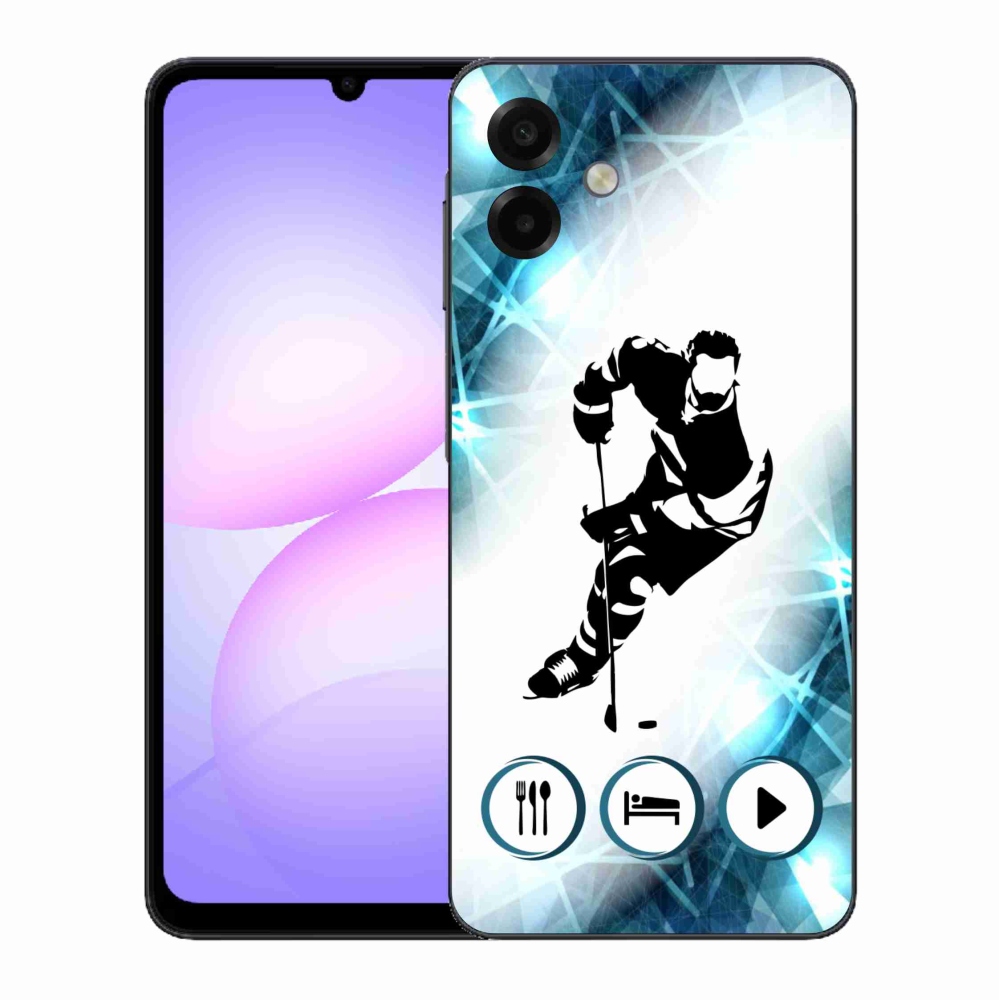 Gélový kryt mmCase na Samsung Galaxy A07 4G - hokej 1