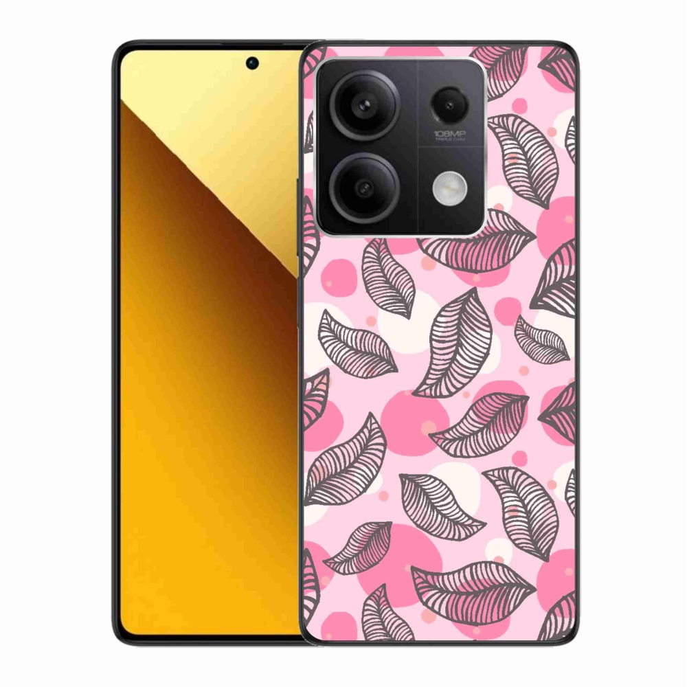 Gélový kryt mmCase na Xiaomi Redmi Note 13 5G - kreslené padajúce listy