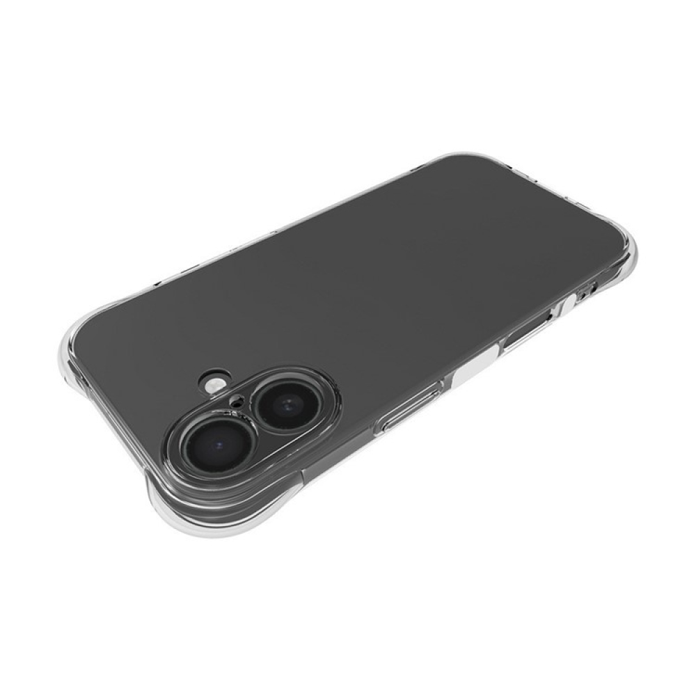Priehľadný gélový obal na mobil iPhone 17 - priehľadný