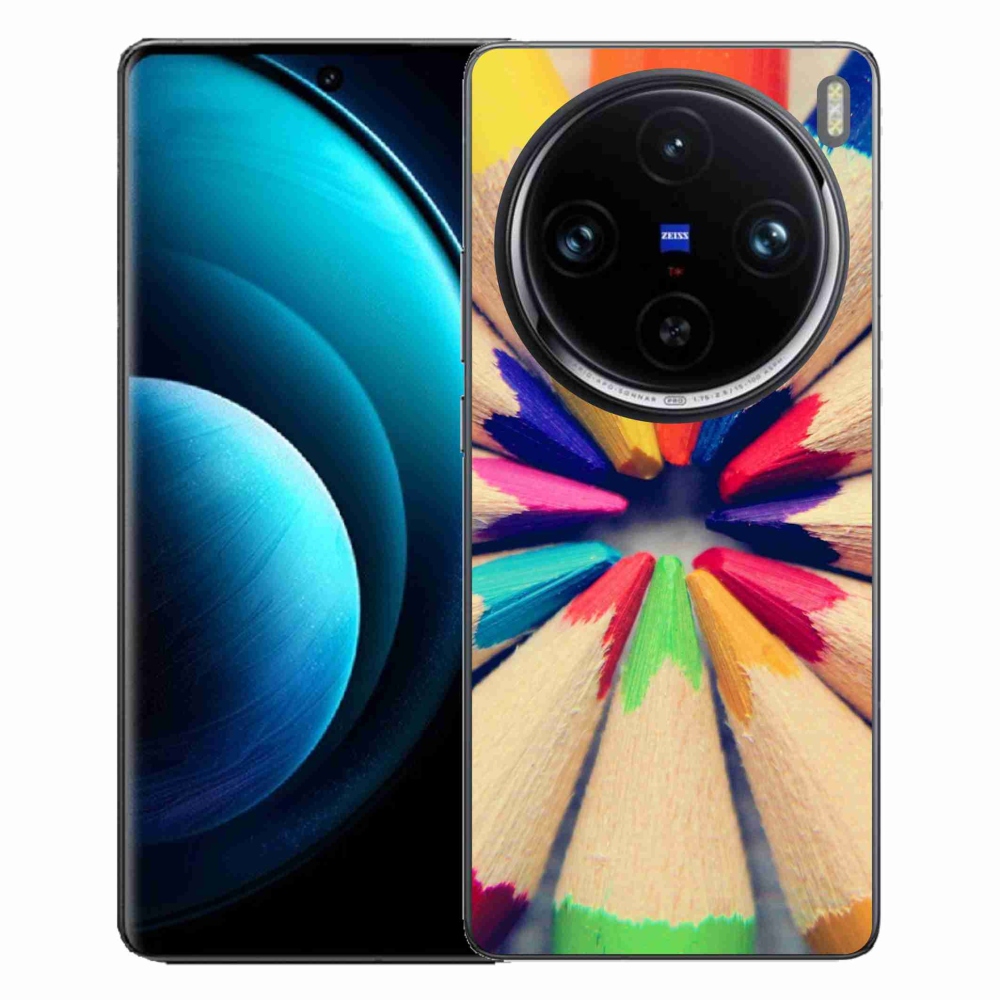 Gélový kryt mmCase na Vivo X100 Pro 5G - pastelky