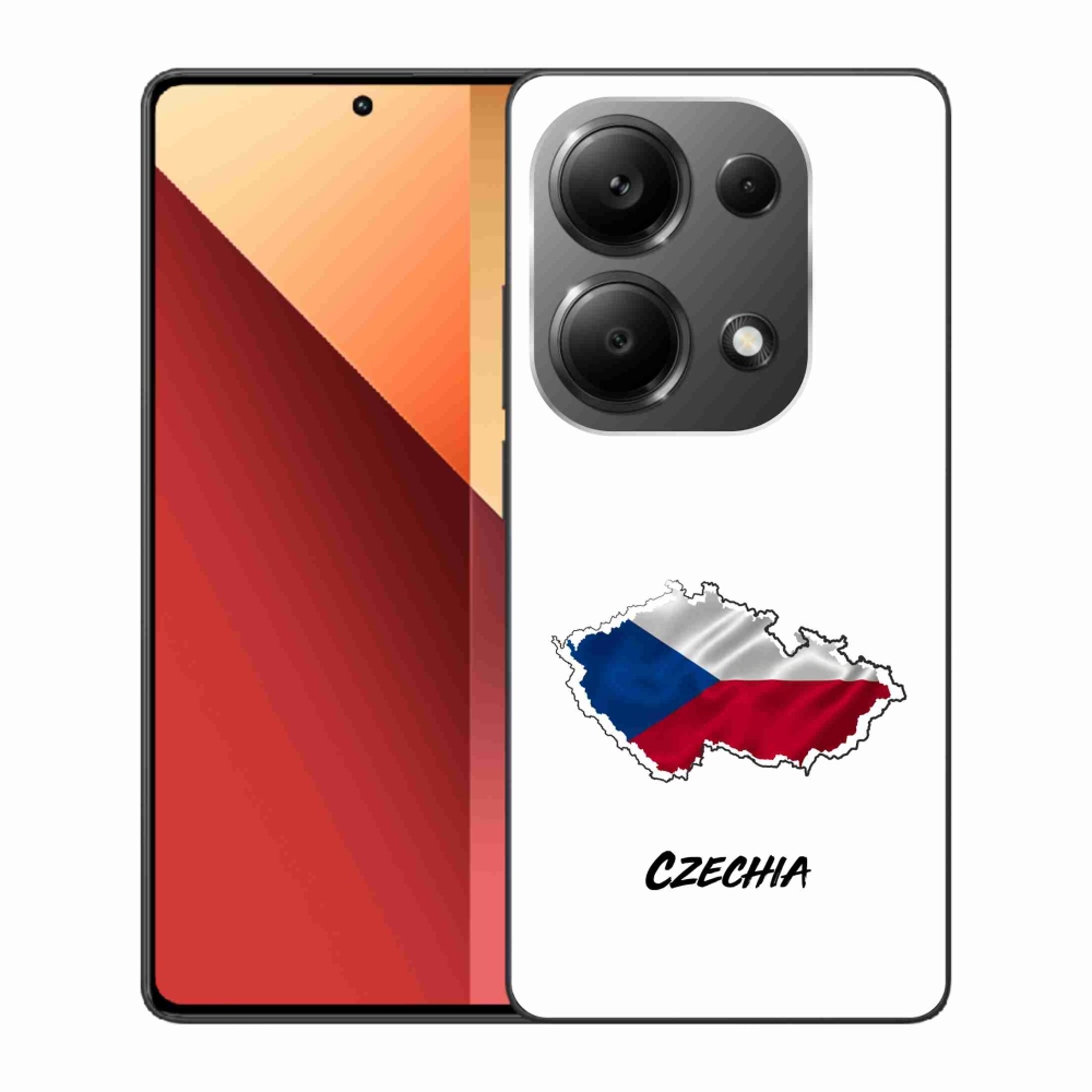 Gélový kryt mmCase na Xiaomi Redmi Note 13 Pro 4G/Poco M6 Pro - Czechia biele pozadie