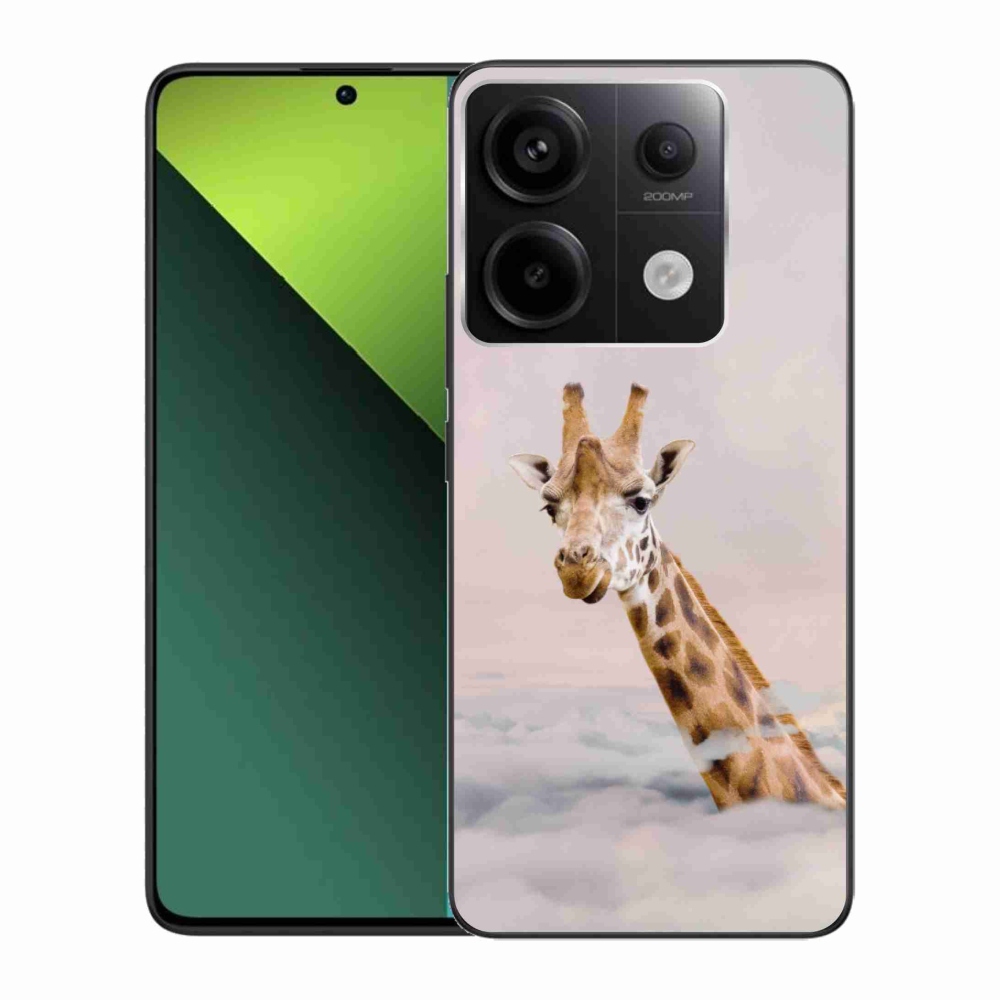 Gélový kryt mmCase na Xiaomi Redmi Note 13 Pro 5G/Poco X6 5G - žirafa v oblakoch