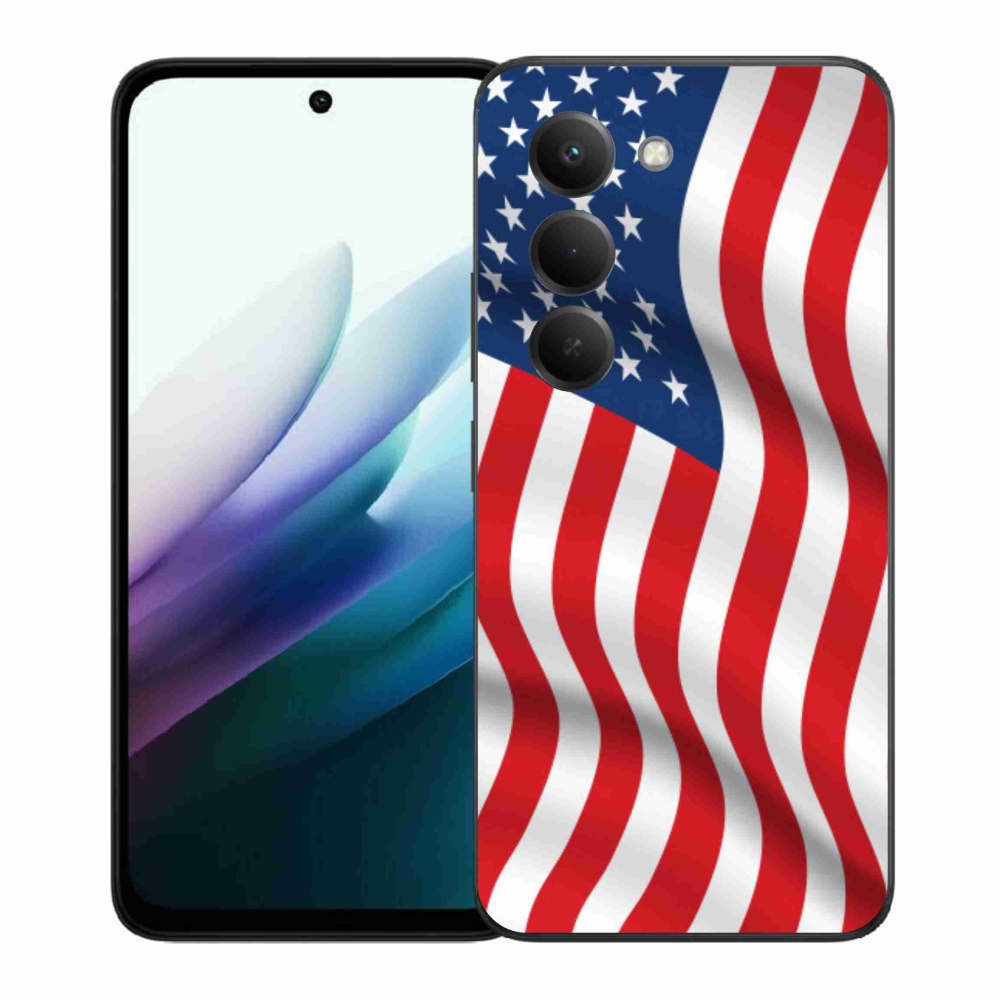Gélový kryt mmCase na Xiaomi Redmi 15 4G/5G (171mm) - USA vlajka