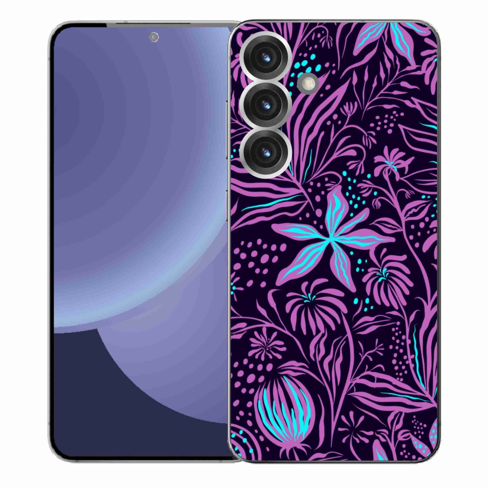 Gélový kryt mmCase na Samsung Galaxy S25+ - kvety 2