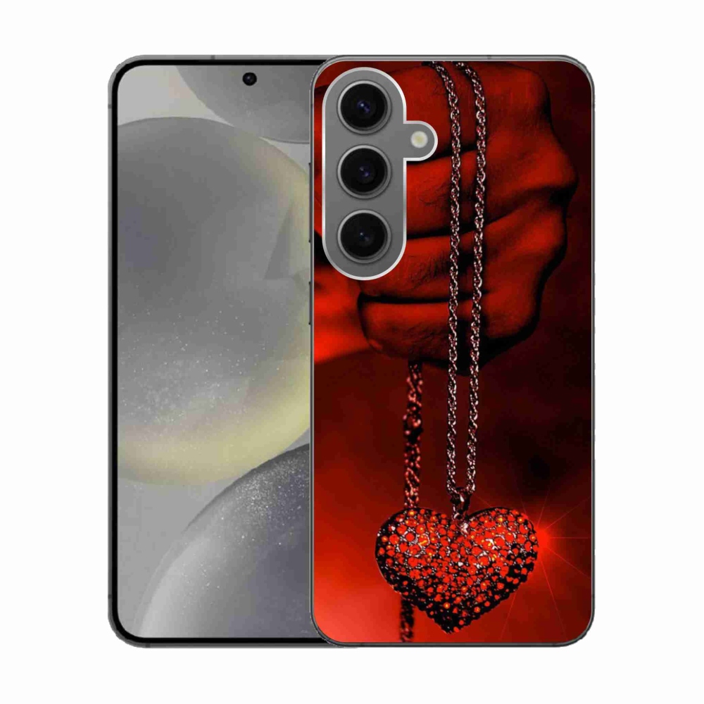 Gélový kryt mmCase na Samsung Galaxy S24 - náhrdelník