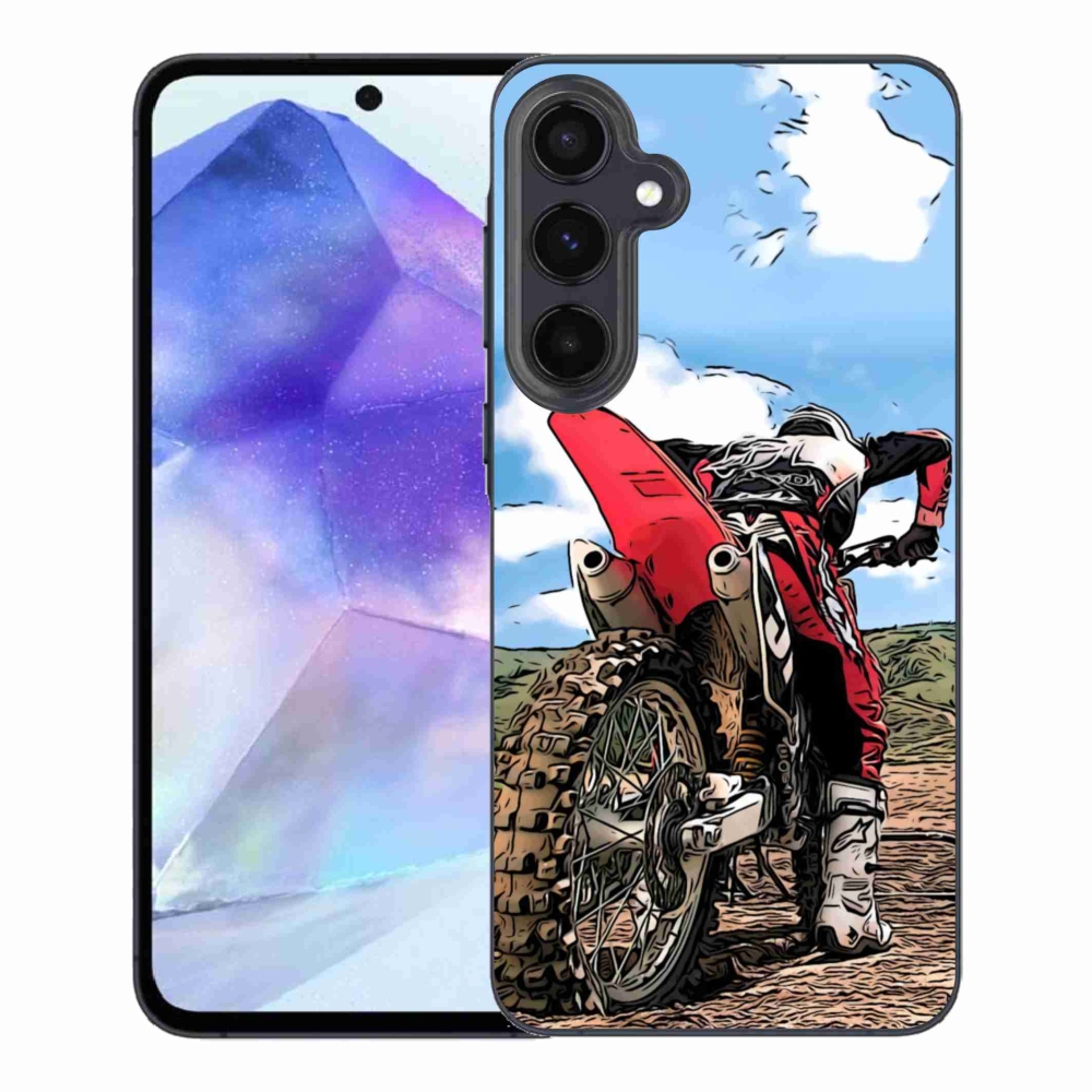 Gélový kryt mmCase na Samsung Galaxy A55 5G - moto