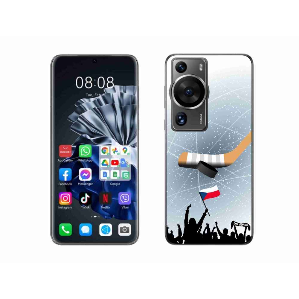 Gélový kryt mmCase na Huawei P60 Pro - fanúšikovia hokeja
