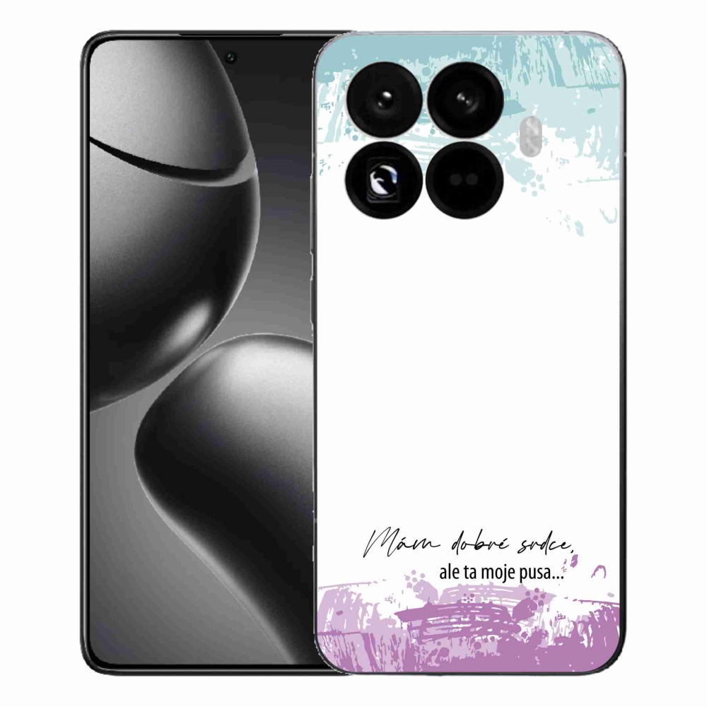 Gélový kryt mmCase na Xiaomi 15T Pro - vtipný text 3 biele pozadie