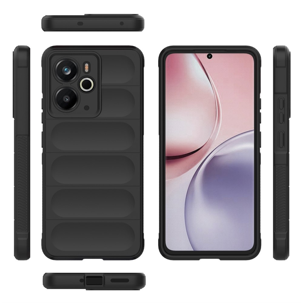 Rugg odolný gélový obal na Realme 14 5G - čierny