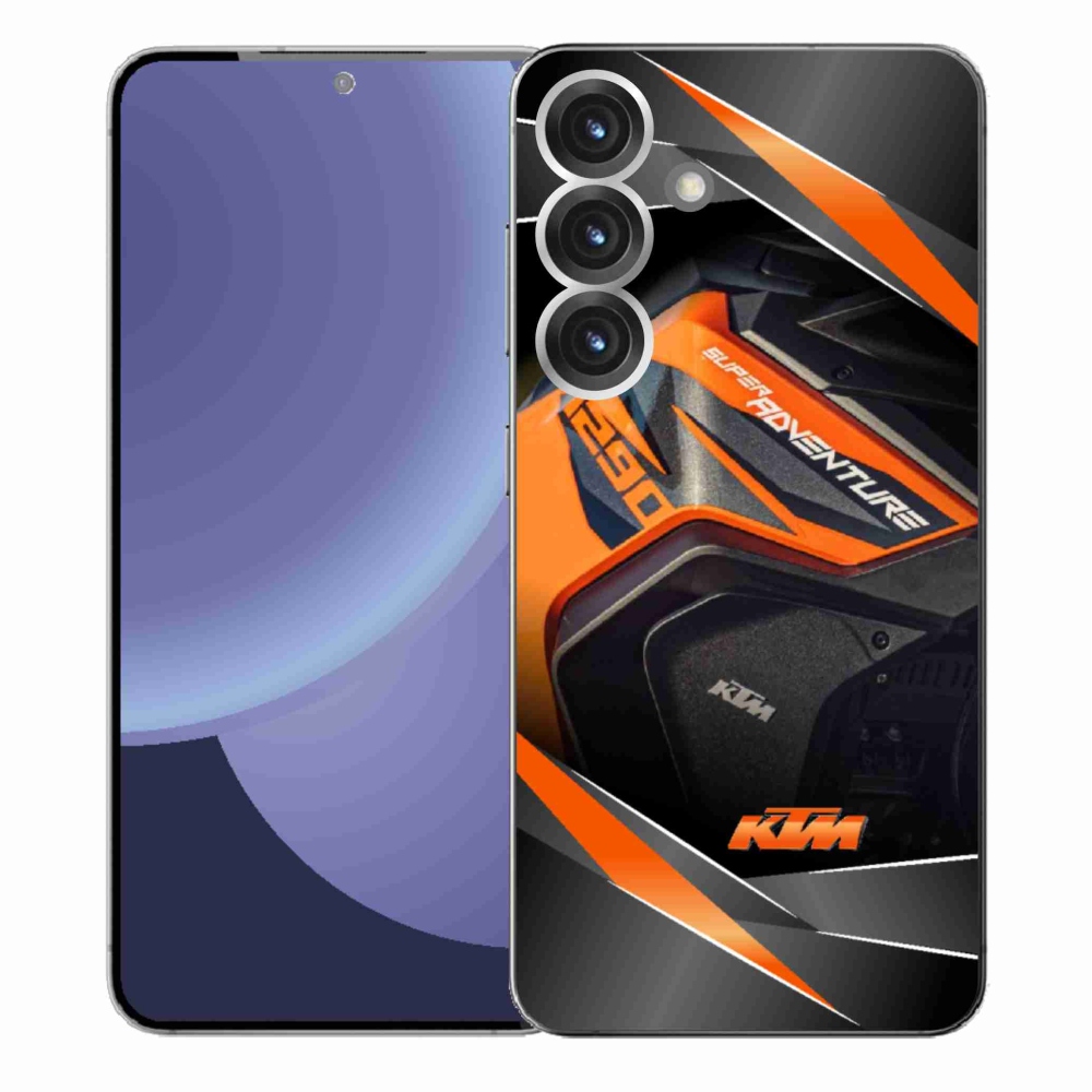 Gélový kryt mmCase na Samsung Galaxy S25+ - motorka ktm