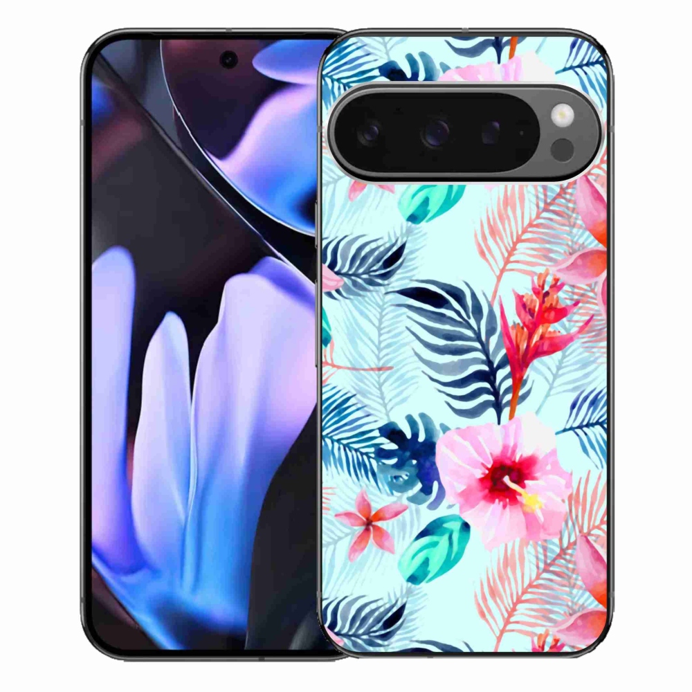 Gélový kryt mmCase na Google Pixel 9 Pro XL - kvety