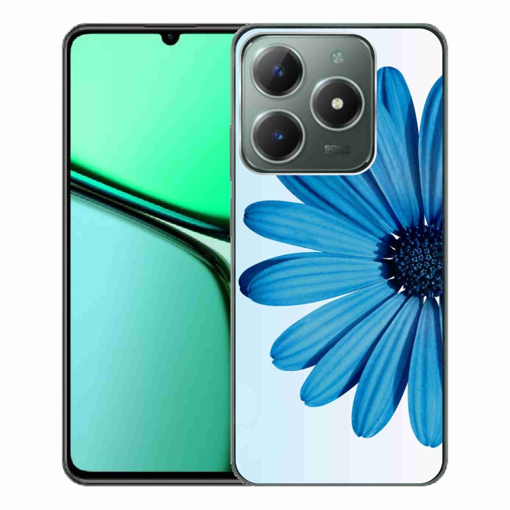 Gélový obal mmCase na Realme C61 - modrá margaréta
