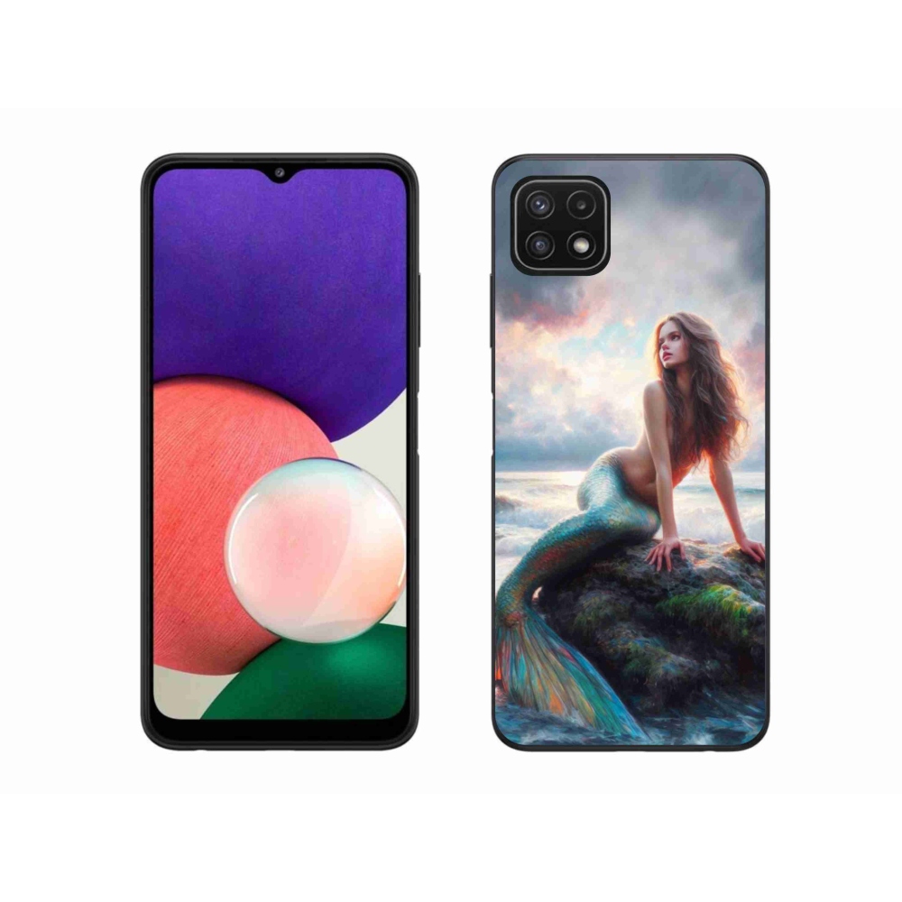 Gélový kryt mmCase na Samsung Galaxy A22 5G - morská panna