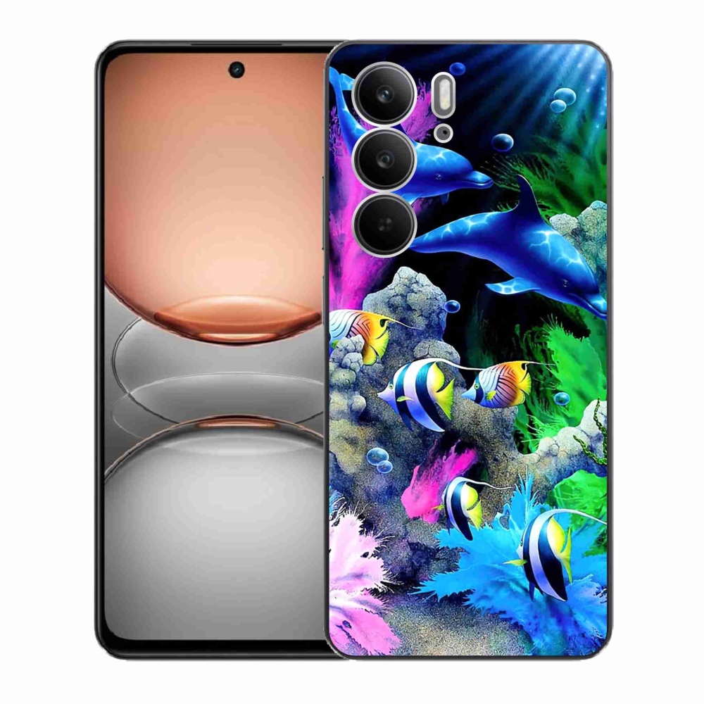 Gélový kryt mmCase na Realme C75 - morský svet