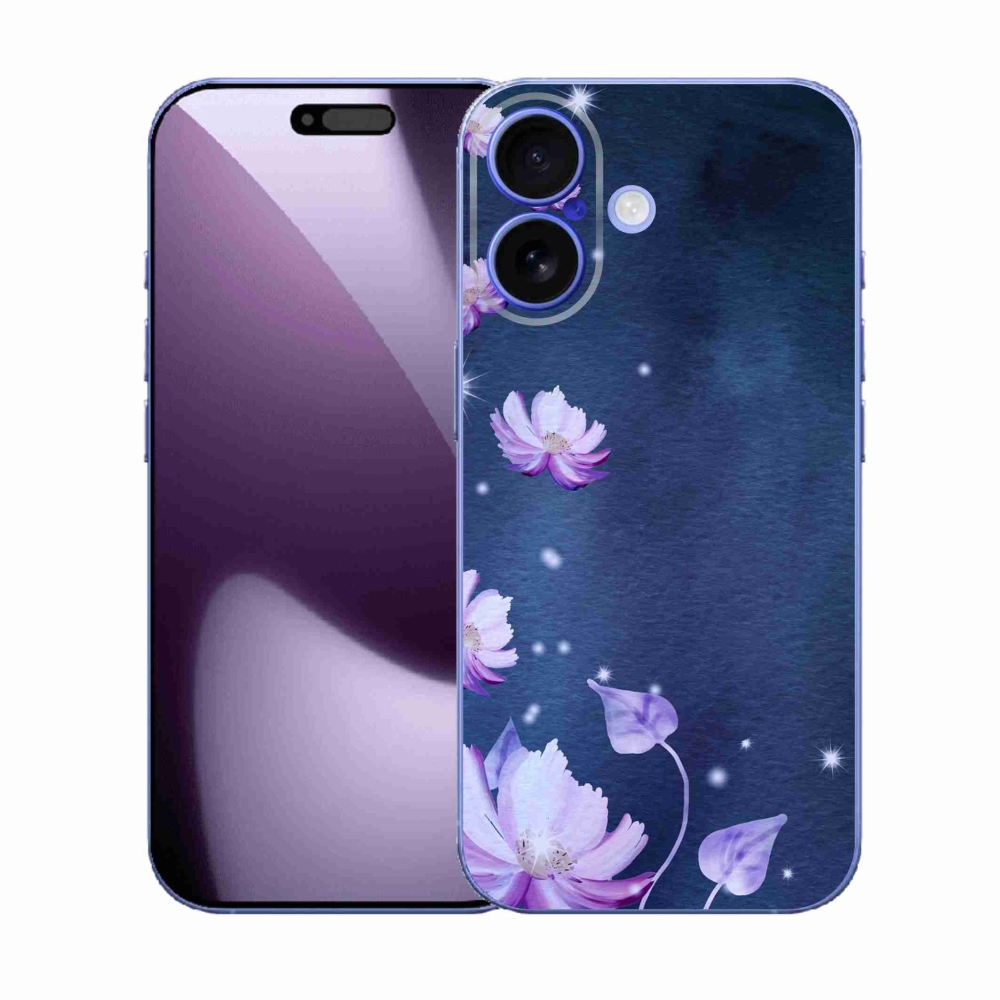 Gélový kryt mmCase na iPhone 17 - padajúce kvety