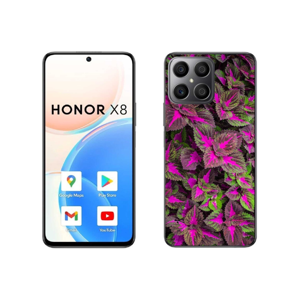 Gélový kryt mmCase na Honor X8 4G - kvety 10