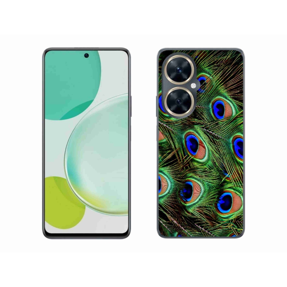 Gélový kryt mmCase na Huawei Nova 11i - pávie perie