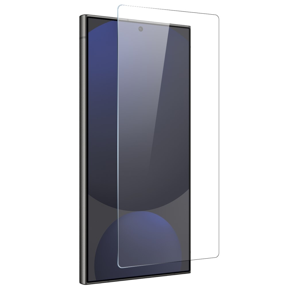 NORTHJO priehľadný gélový obal + tvrdené sklo na Samsung Galaxy S25 Ultra - priehľadný