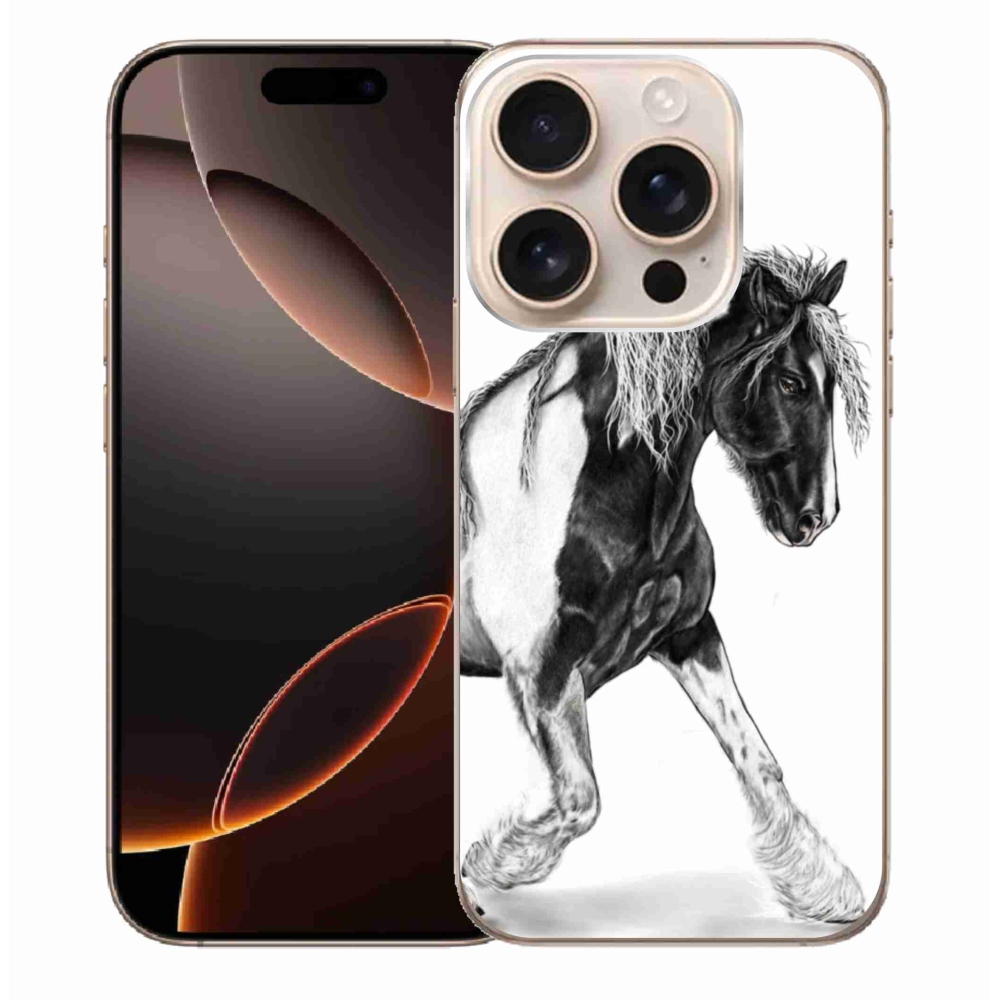 Gélový kryt mmCase na iPhone 16 Pro Max - kôň