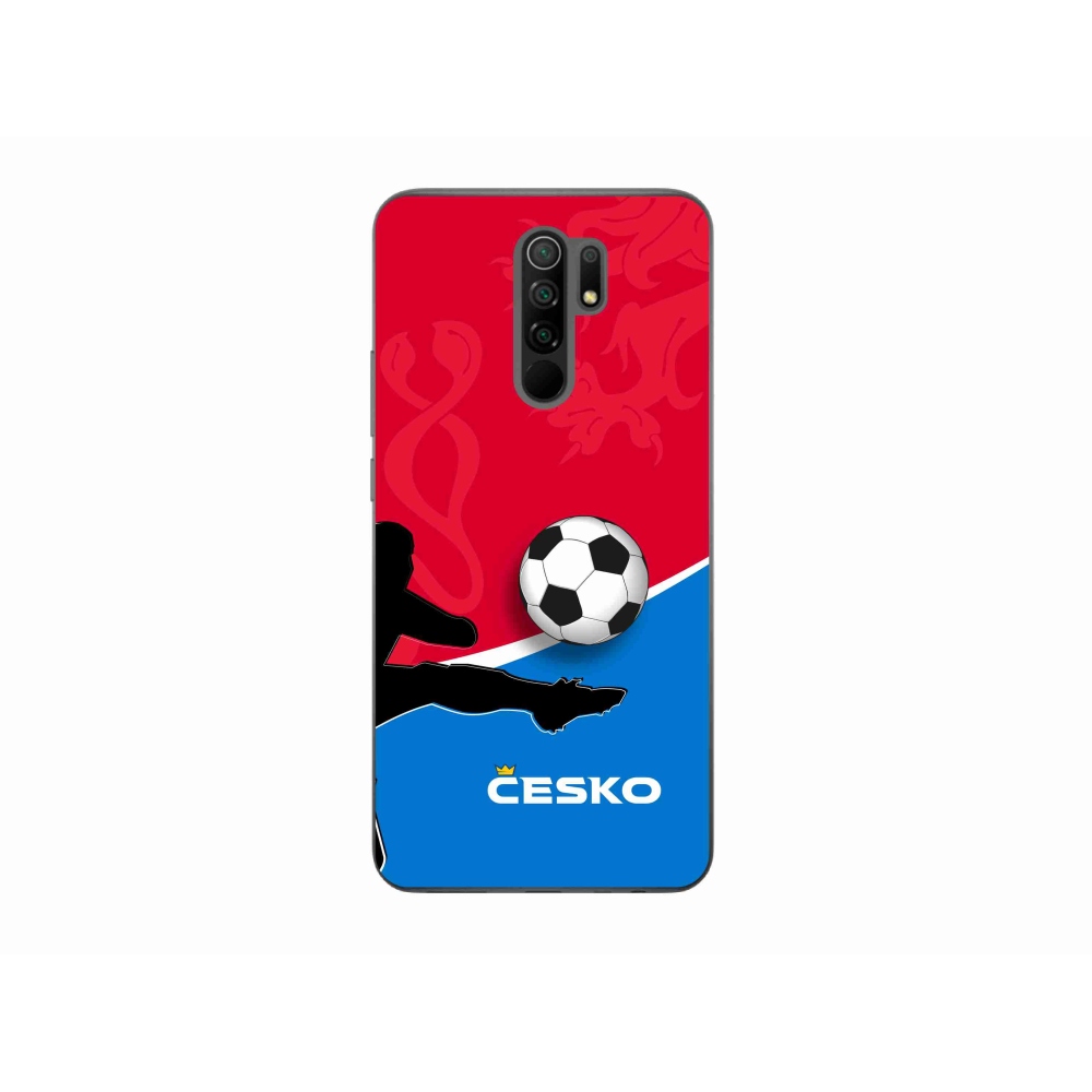 Gélový kryt mmCase na Xiaomi Redmi 9 - futbal Česko 2