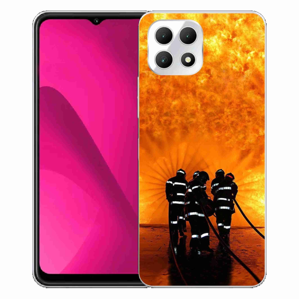 Gélový kryt mmCase na T-Mobile T Phone 2 - požiar