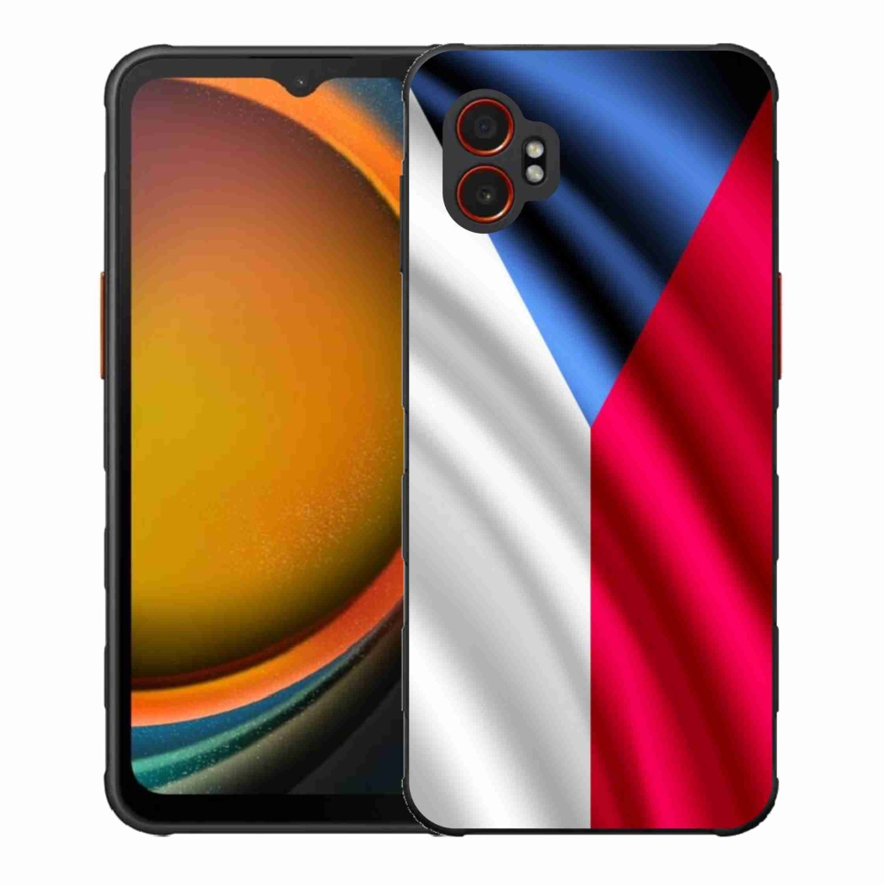 Gélový kryt mmCase na Samsung Galaxy Xcover 7 Pro - česká vlajka
