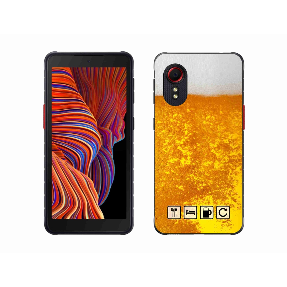 Gélový kryt mmCase na Samsung Galaxy Xcover 5 - pivný motív 3