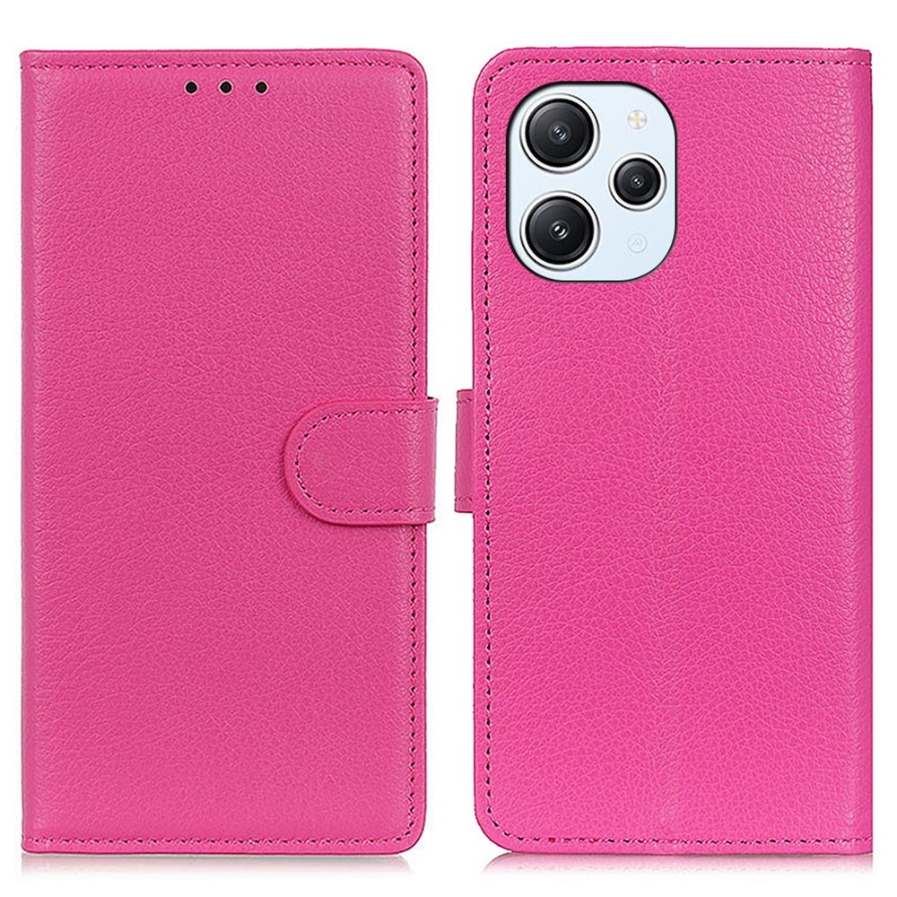 Litchie knižkové puzdro na Xiaomi Redmi 12 4G/5G - rose