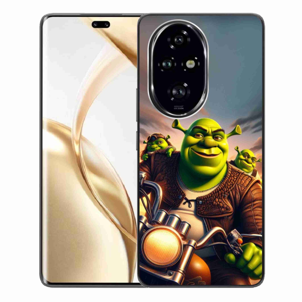 Gélový kryt mmCase na Honor 200 Pro 5G - shrek na motorke