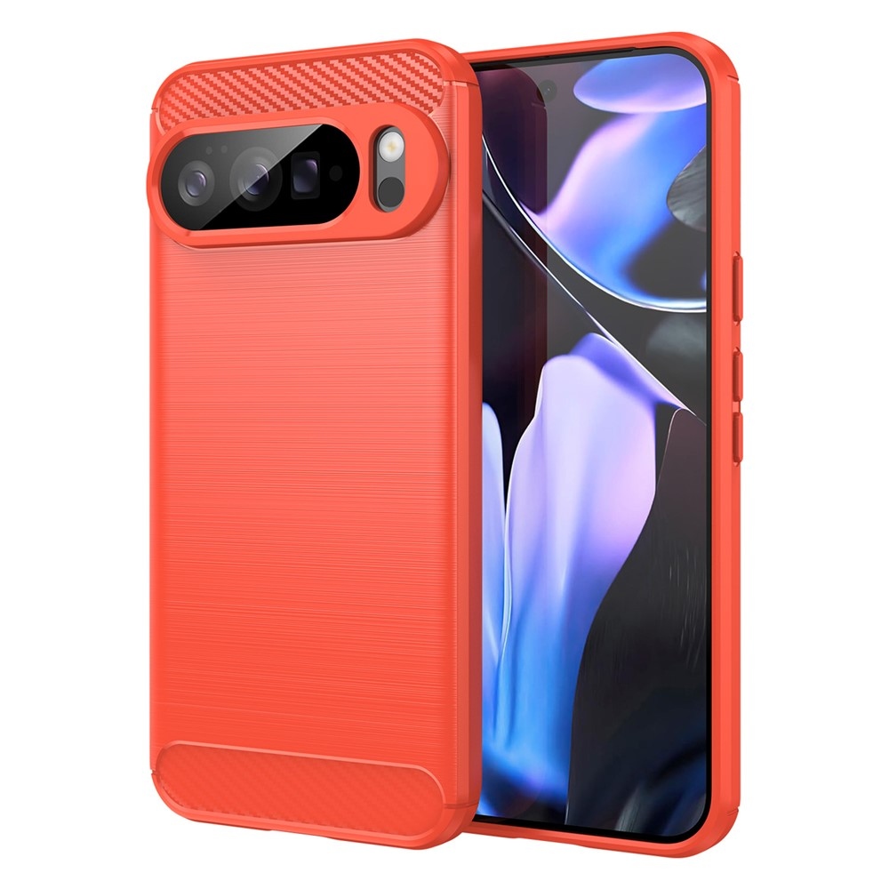 Carbon odolný gélový obal na Google Pixel 10 Pro XL - červený
