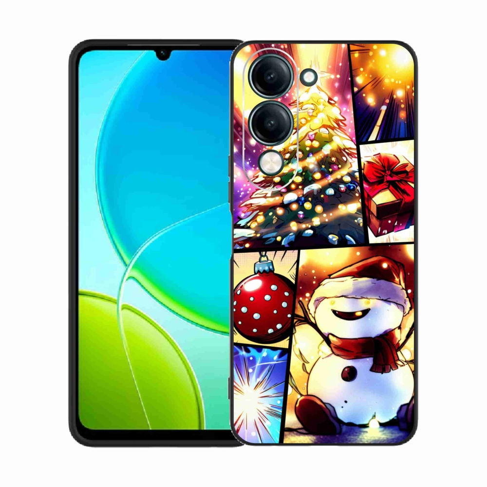 Gélový kryt mmCase na Vivo Y29s 5G - vianočné motívy 1