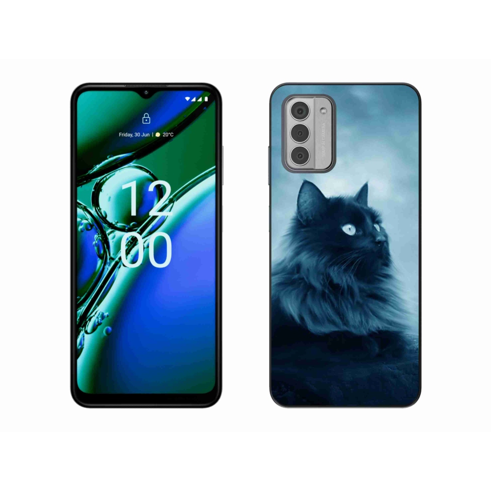 Gélový obal mmCase na Nokia G42 - čierna mačka 1