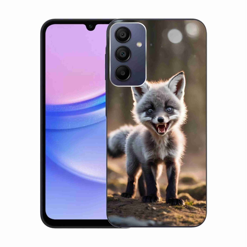 Gélový kryt mmCase na Samsung Galaxy A15 4G/5G - rozzúrená líška