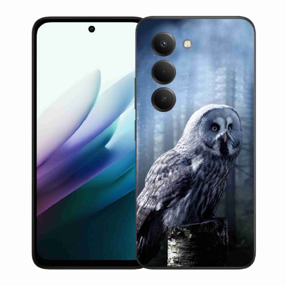 Gélový kryt mmCase na Xiaomi Redmi 15 4G/5G (171mm) - sova