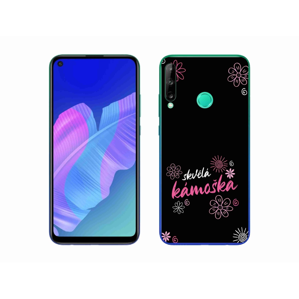 Gélový kryt mmCase na Huawei P40 Lite E - skvelá kamoška čierne pozadie