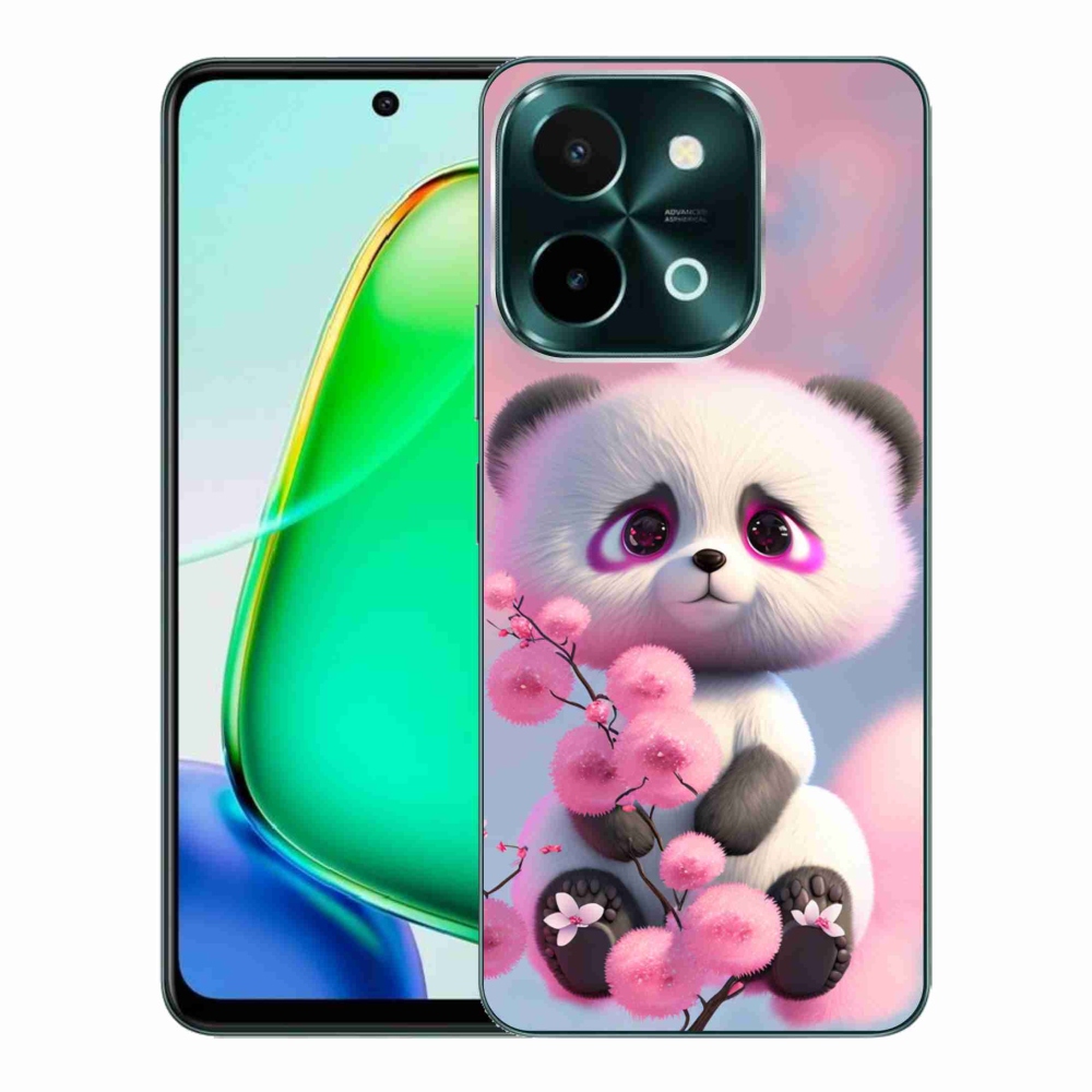 Gélový kryt mmCase na Vivo Y28 - roztomilá panda 1