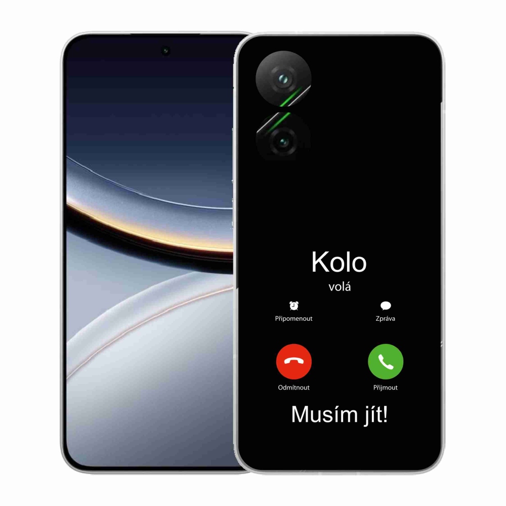 Gélový kryt mmCase na Xiaomi Poco F7 5G - bicykel volá čierne pozadie