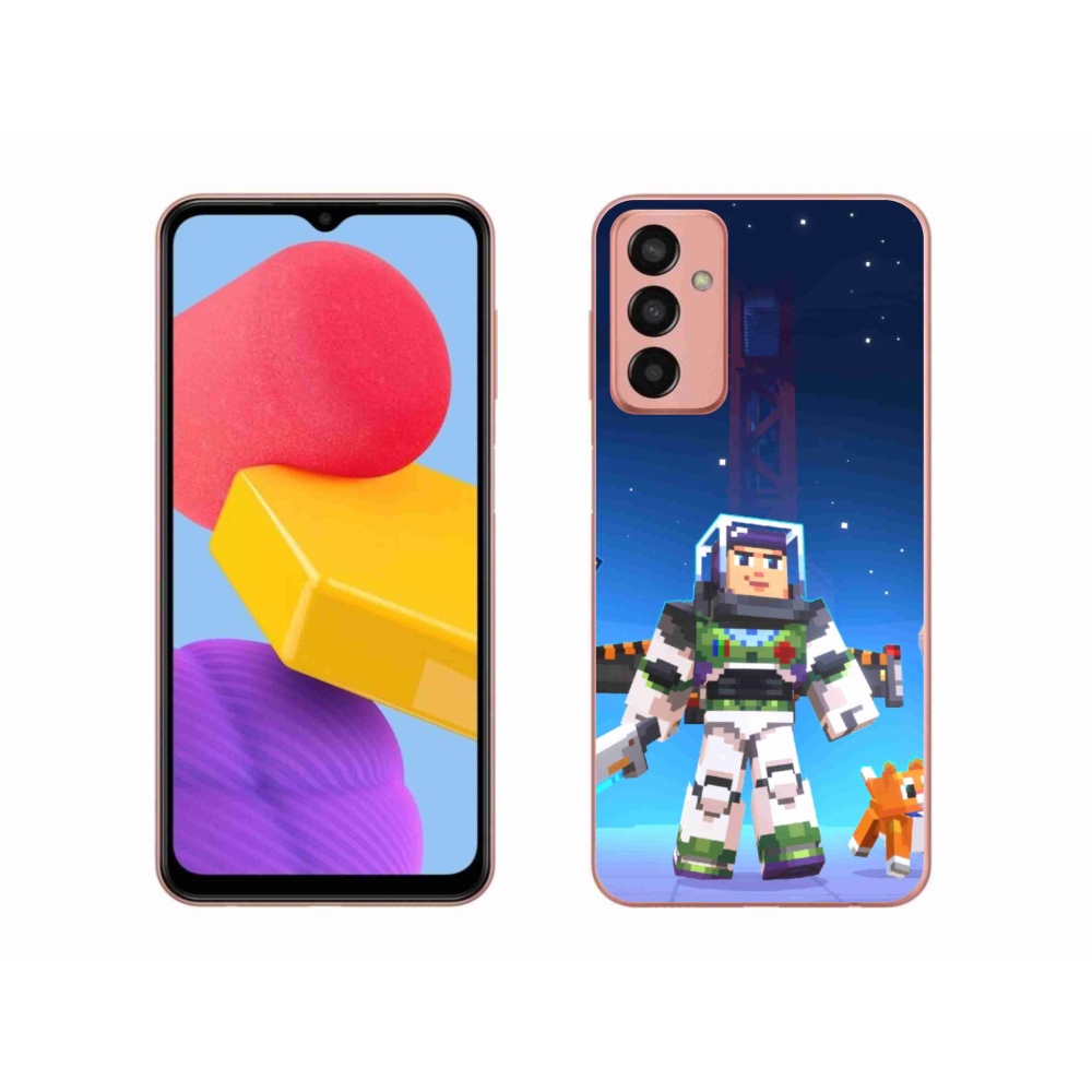 Gélový kryt mmCase na Samsung Galaxy M13 - minecraft 2