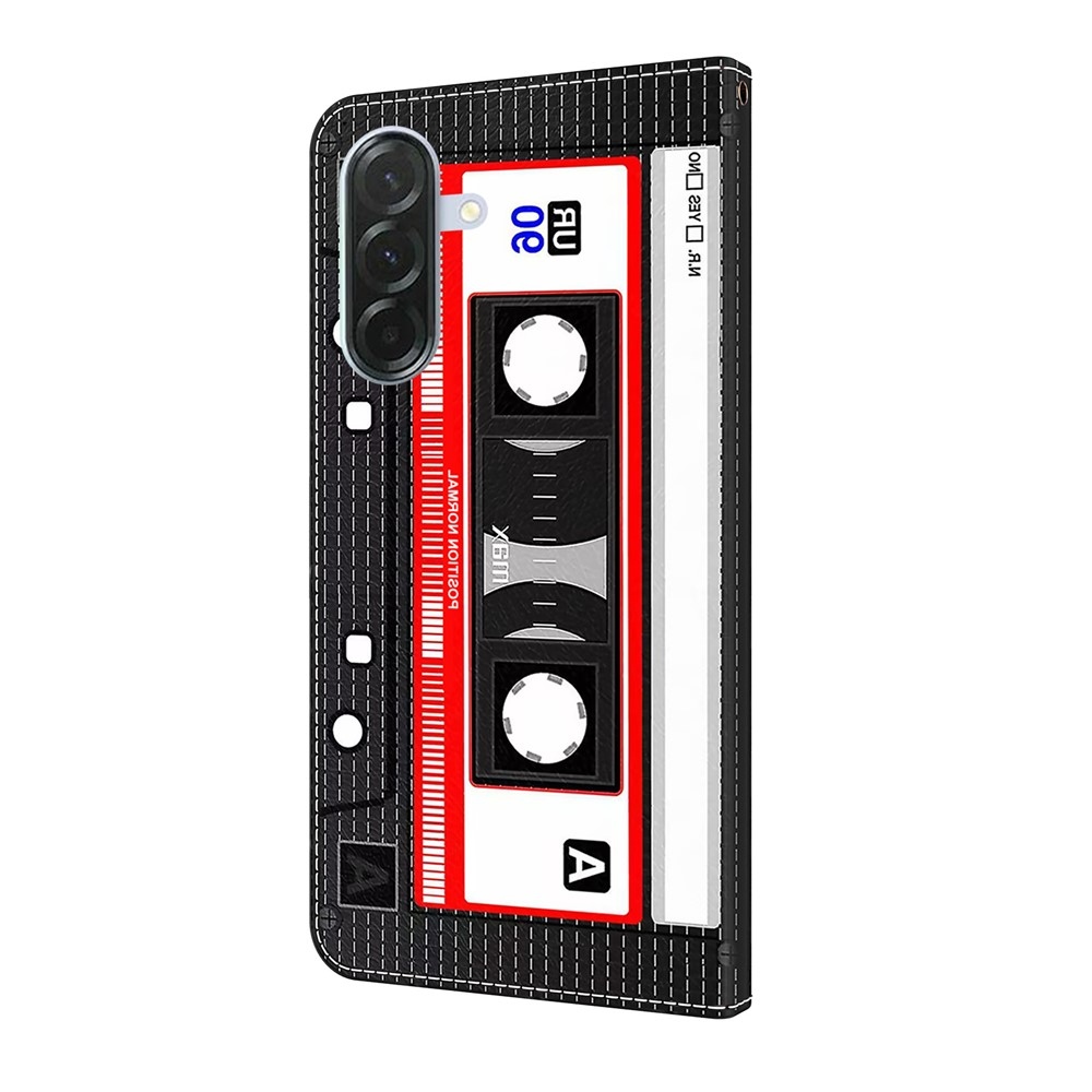 Fashion knižkové púzdro na Samsung Galaxy A16 4G/5G - audiokazeta